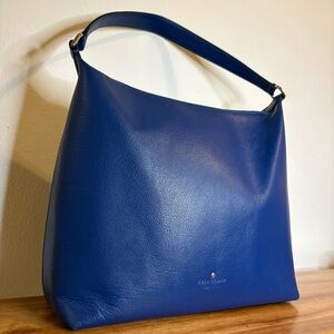 Kate Spade green street Kaia hobo large nautical blue river blue shoulder bag